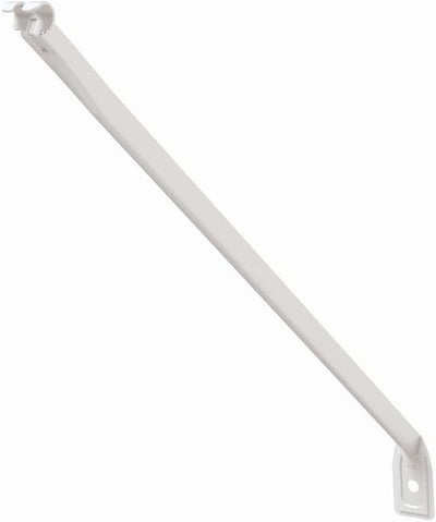 Soportes 12pulg para estantería alambre set 12 blanca