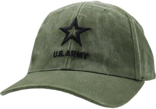 Casquillo verde con logotipo Ejército EE.UU.