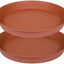2 Pack Platillos Plantas 12" Recipiente Baño Pájaros