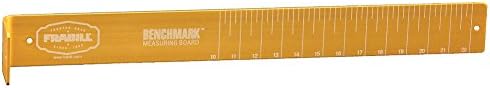 Tabla medición 2.5x22pulg aluminio anodizado dorado