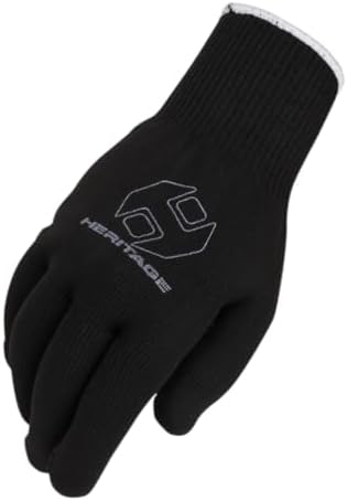 Guante cuerda 12unid color negro 11pulg