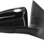 Espejo lateral pasajero Toyota Corolla negro plegable con cubierta