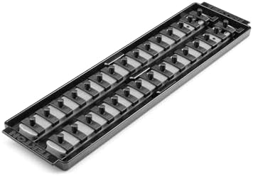 Organiz. dados 2 rieles 1/4pulg gris 30 herramientas