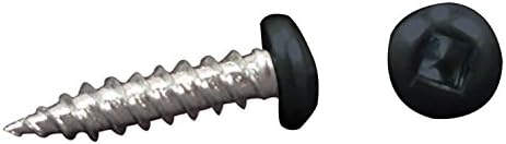 Tornillo cacerola #8 3/4pulg acabado negro pack 50