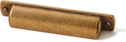6 Pomos Cobre Antiguo 2pulg para Gabinete Estilo Granja