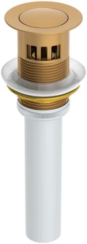 Desagüe lavabo baño Push Pop bronce cepillado