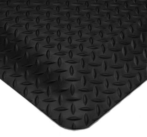 Alfombrilla antifatiga PVC 414 ultrablanda Negro