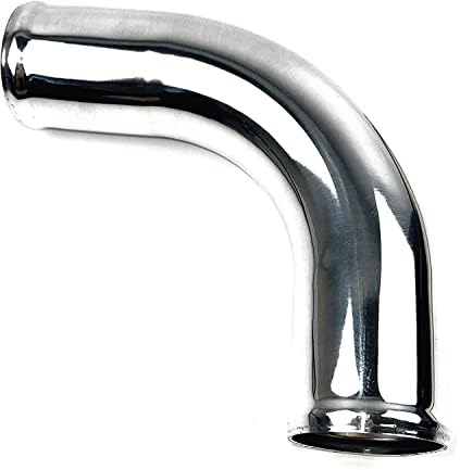 Tubo aluminio universal 3" 90 grados para turbo