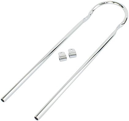 Sissybar recto ajustable 20" con abrazaderas