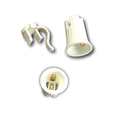Enchufe C7 SPT1 blanco 100 pzas