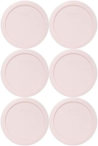 Tapa almacenamiento alimentos rosa 4 tazas set 6 BPA-Free
