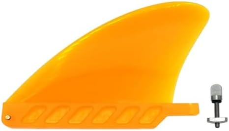 Aleta surf suave 4.6" naranja y negro para SUP y tablas