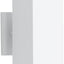Candelabro pared aluminio exterior blanco mate certificado