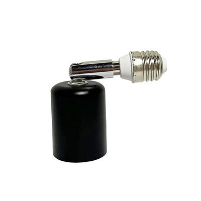 Adaptador enchufe luz E26 cerámica ajustable para techo garaje