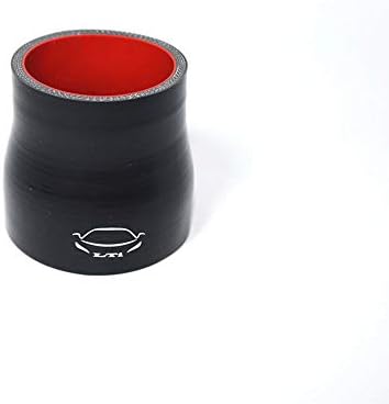 Reductor recto universal 3" 2.5-2.75" negro