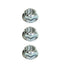 3 Tuercas Brida Hex 712-0417a para MTD Cub Cadet