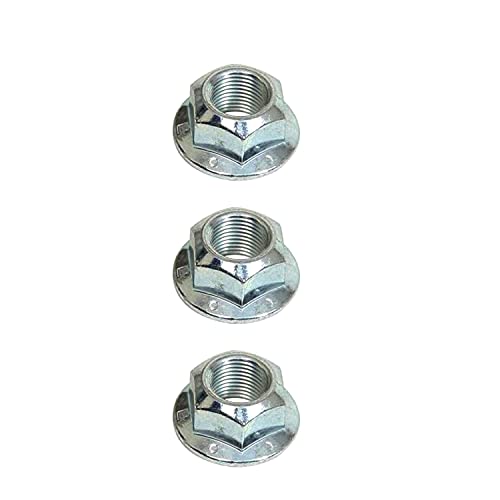 3 Tuercas Brida Hex 712-0417a para MTD Cub Cadet