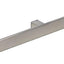 Manija puerta acero inox 48" níquel cepillado vidrio