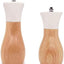 Molinillo sal marina y pimienta madera blanca 5-6pulg