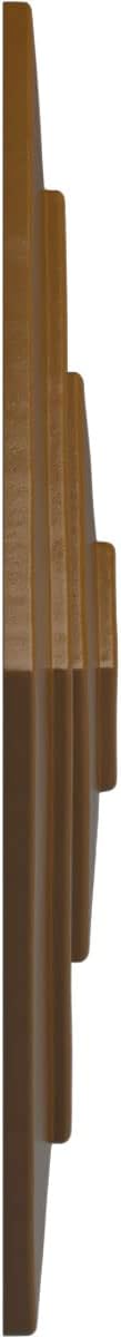Medallón techo Woodruff 23 1/4pulg Topacio ahumado