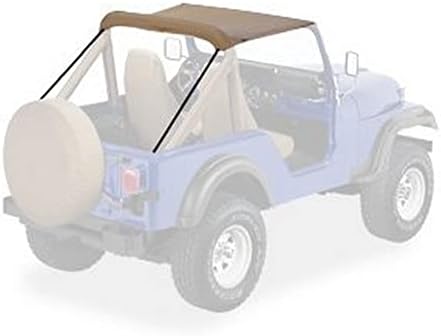 Techo negro para cj5 76-83 bronceado