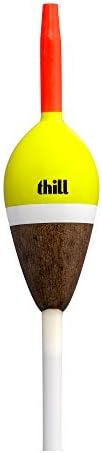 Bobber de pesca madera balsa ovalado 7/8pulg set 2