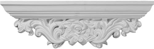 Estante Odessa Acanthus Leaf 23x3.8x7.1pulg
