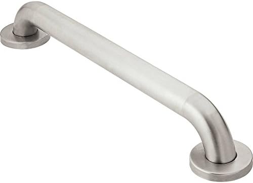 Barra agarre seguridad baño acero inox 32pulg textura antiderrap