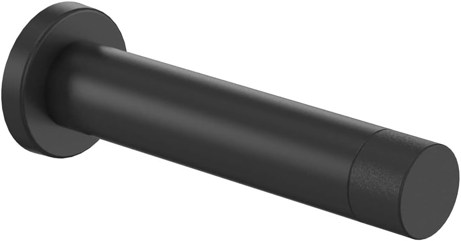 Tope puerta 3pulg negro mate con punta