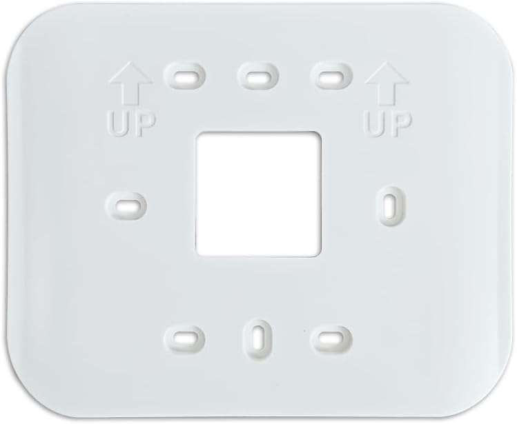 Cubierta placa termostato plástico ABS blanco hueso
