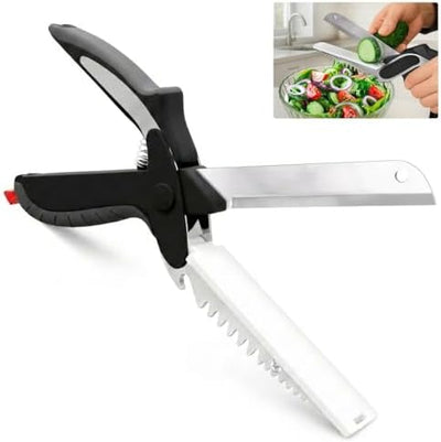 Tijeras de cocina 6 en 1 resistentes con hoja antideslizante