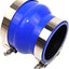 Manguera silicona reforzada 3-4 con acoplador T acero inox