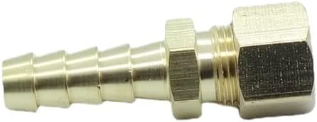 2 Pzas Conector Tubo 5/16" Latón Línea Combustible Aceite