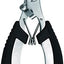 Tijeras pesca acero inox mango negro o azul