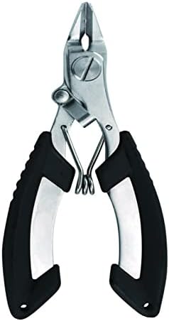 Tijeras pesca acero inox mango negro o azul