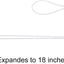 Cuerda elástica 9pulg con bola 30 amarres resistentes toldos