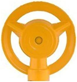 Aspersor irrigador 30 pies redondo amarillo