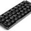 Organizador enchufes 2 rieles 1/2pulg negro 16 herramientas