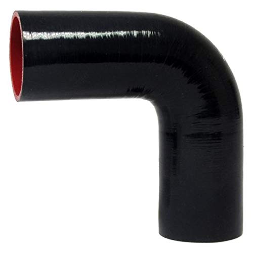 Manguera acoplador codo 90 grados 4 capas silicona 100psi 4"