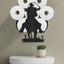 Soporte papel higiénico vaquero 8 rollos pared decorativo