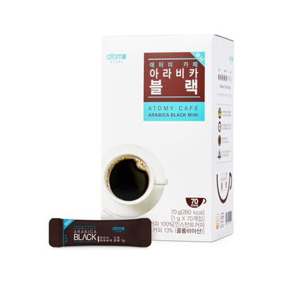 Café instantáneo Arabica Black 70 palitos tostado oscuro