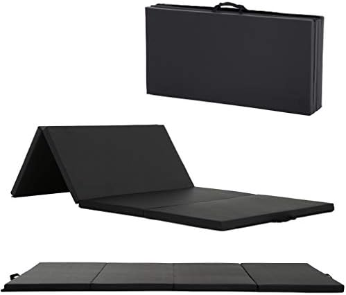 Manta ejercicio 2x6/4x8/4x10ft PU cuero asas portátil