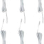 6 Cables Extensión para Iluminación Joyas Blanco