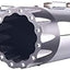 Silenciador cromado 4.5pulg para Harley Touring 2017-up