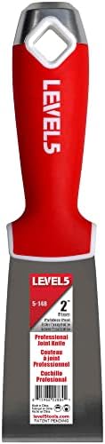 Cuchillo yeso acero inox agarre suave 2pulg