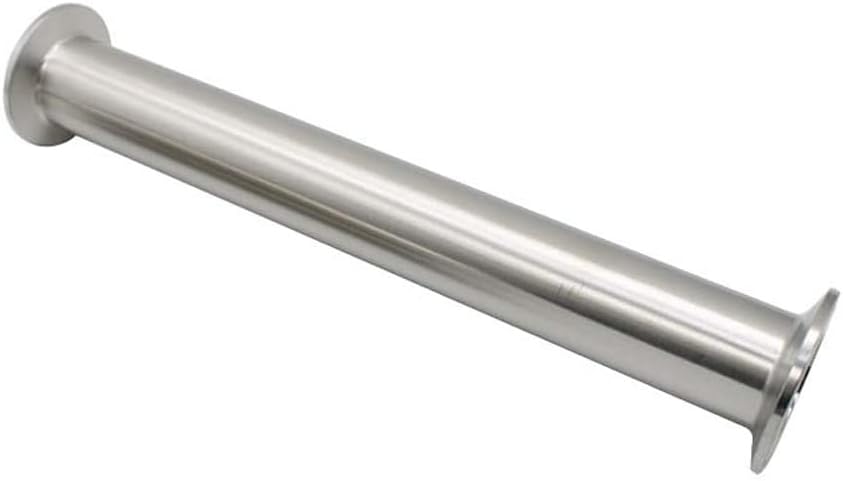 Tubo carrete sanitario acero inox 12pulg abrazadera