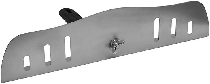 Deflectora puerta horno pizza acero inox 304 con agarre
