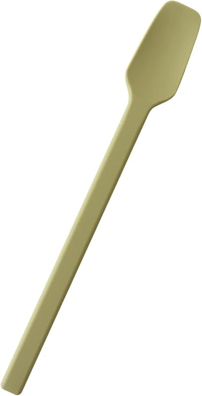 Cuchara silicona mini espátula cocina color verde oliva