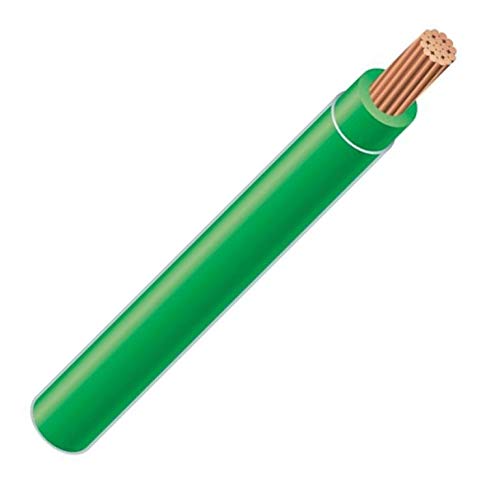 Cable THHN cobre verde 6 AWG 19 hilos 150 pies
