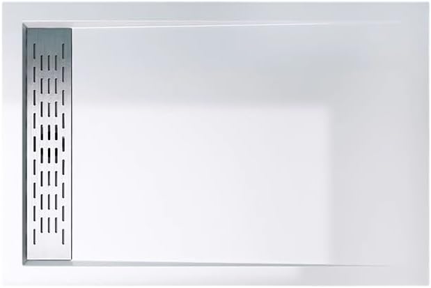 Sartén ducha 60x32pulg drenaje 24pulg base polímero